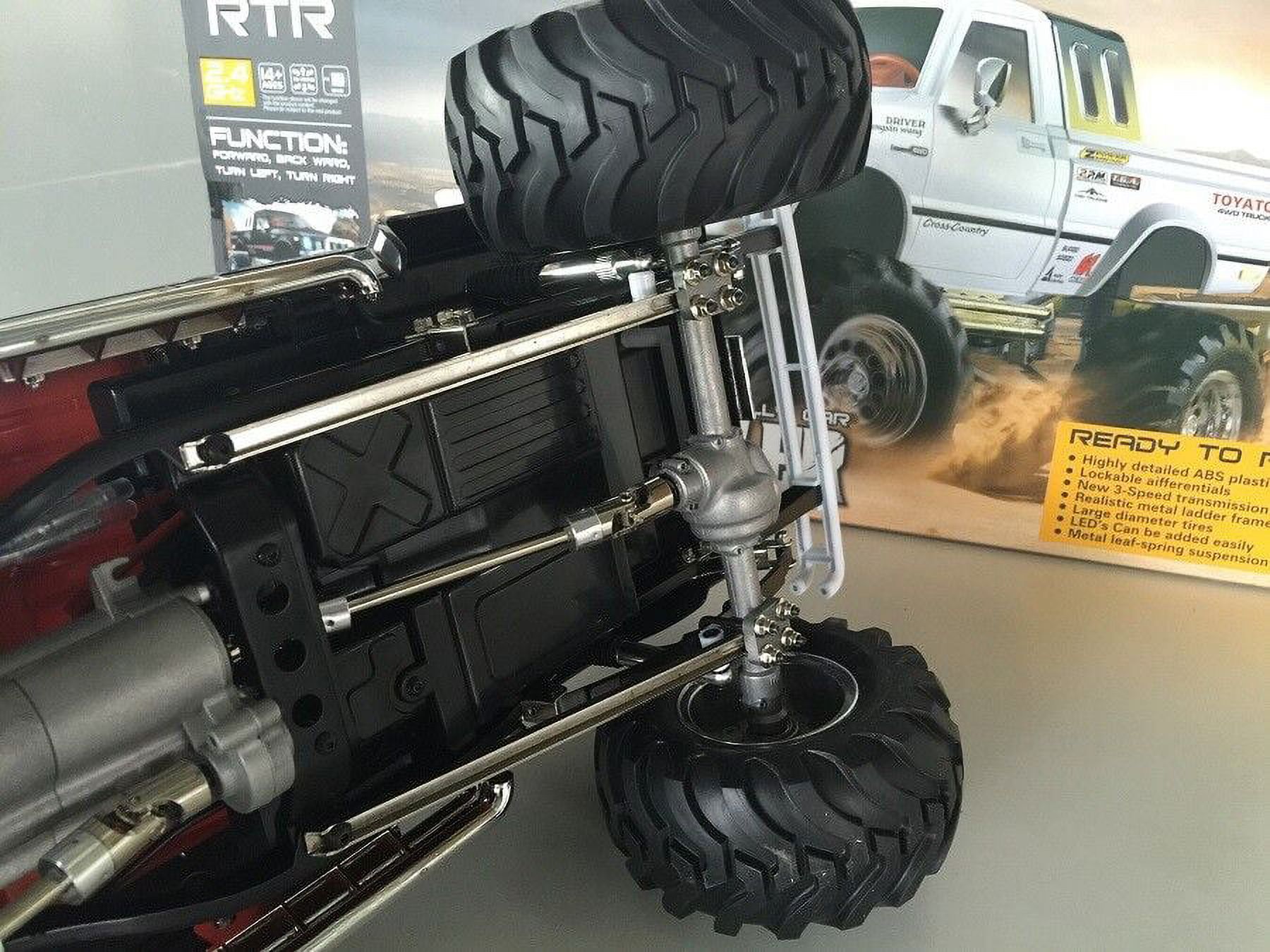 Hg 1/10 Rc Pickup Model 4Wd Rally Car Series Car Racing Crawler 2.4G RTR Black