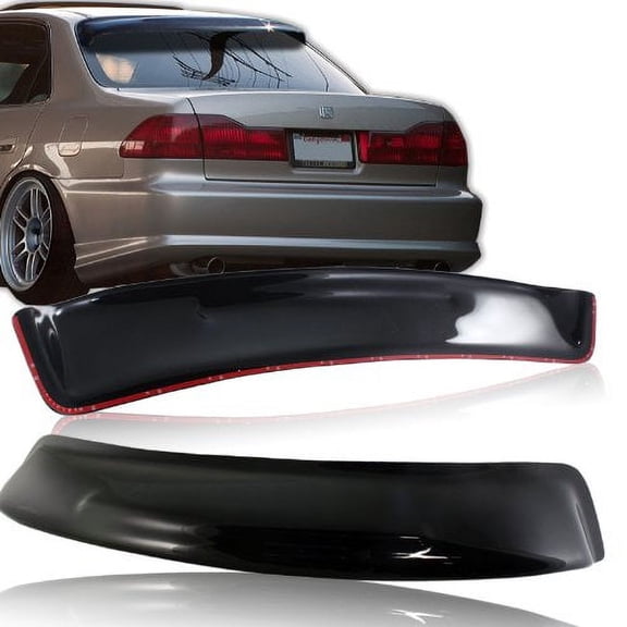 Stay Tuned Performance For 1998-2002 Honda Accord ABS Black Rear Roof Spoiler Window Visor Wing
