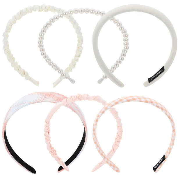 6 diademas para mujer, bonitas, para fiestas, decorativas, para niñas.