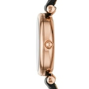 Fossil Womens Carlie Mini Three-Hand, Rose Gold-Tone Stainless Steel Watch