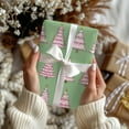 thumbnail image 2 of Pink Christmas Trees Wrapping Paper, Pinkmas Gift Wrap, Cute Christmas Wrapping Paper, Holiday Gift Wrap, Pink and Green Gift Wrapping Paper, 2 of 3