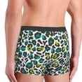 thumbnail image 3 of Fotbe Green Leopard Men’s Total Support Pouch Boxer Briefs, X-Temp Cooling, Moisture-Wicking Underwear, Regular, Long-leg and Trunk-X-Large, 3 of 6