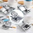 thumbnail image 4 of Odor Resistant Pocket Ashtray, Portable Ashtray, Car Ashtray, Mini Stainless Steel Ashtray, 4 of 5