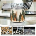 thumbnail image 6 of Yayeee Ashtray with Lid for Cigarette Smokeless Stainless Steel Home Ash Holder, Brown Christmas Trees, 6 of 7