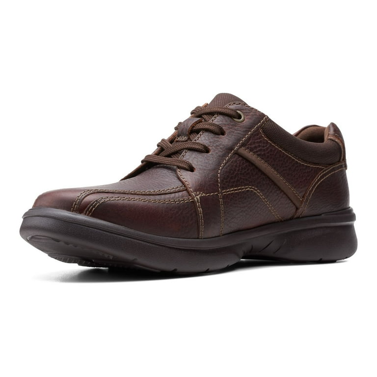 Clarks Bradley Walk Men s Oxford Shoes Color Brown Size 9.5 WIDE