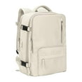 thumbnail image 1 of Bolsa de viaje de gran capacidad, mochila para hombre, bolsa de almacenamiento impermeable, accesorios con Beige, 1 of 9