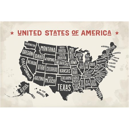United States Vinyl Mat  Rectangle  3.2 x4.8