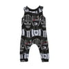 Cute Toddler Kids Baby Boys Sleeveless Star Wars Romper Bodysuit Jumpsuit Summer Clothes Outfits