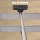 thumbnail image 5 of Juego de alfombras de escalera antideslizantes de 7 piezas, alfombra absorbente a rayas para escalera, autoadhesiva, lavable, cortable, silenciosa, 76x20cm/30x8in, gris oscuro/café/beige, acrílico, 5 of 9