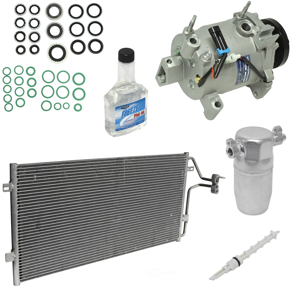 A/C Compressor and Component Kit -- Compressor-Condenser Replacement Kit Fits select: 2004 CADILLAC PROFESSIONAL CHASSIS, 2000-2003 CADILLAC DEVILLE