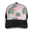 thumbnail image 3 of Naloa Lilies Flowers Adult adjustable Print Baseball Hat, Patchwork curved brim baseball capfor Men and Women, One Size, 3 of 5