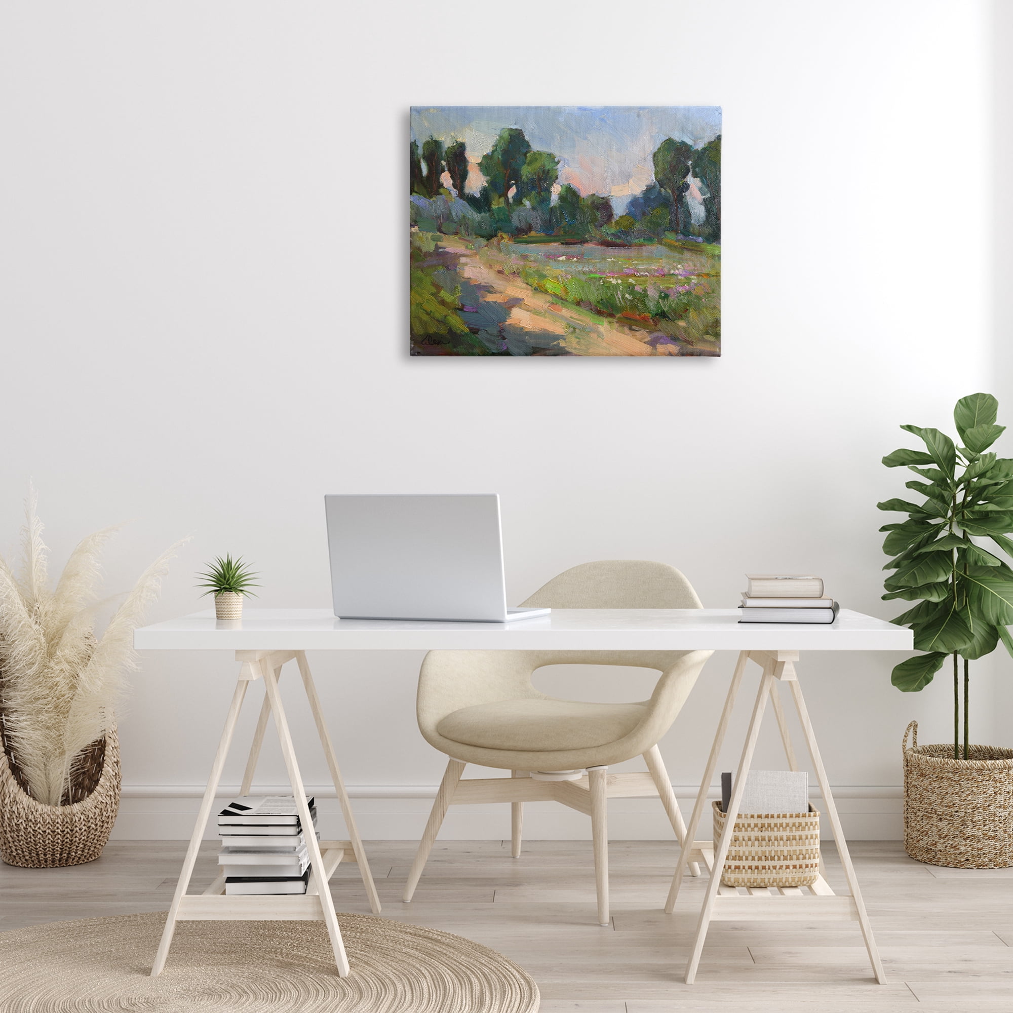 Stupell Industries Idaho Spring Tree Grove Landscape & Nature Painting Wrapped Canvas Art Print Wall Art, 30 x 24