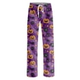 thumbnail image 5 of Trgacdwlo Halloween Pajamas Pants Women Ghost Graphic Spooky Womens Sleep Pants Fall Spooky Season Elastic Waist Women's Pajama Bottoms, 5 of 6