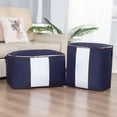 thumbnail image 1 of 2PC Cloth Clothing Underwear Storage Bag Foldable Pouches Home Organizer, 1 of 9