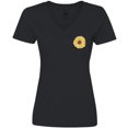 thumbnail image 3 of Inktastic Pocket Full of Sunshine Sunflower Women's V-Neck T-Shirt, 3 of 5