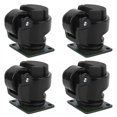 thumbnail image 1 of Lot de 4 Roulettes de Nivellement en Nylon Robustes, Roues Industrielles Noires de 40 mm avec Capacité de Charge Totale de 100 kg, Rouleaux de Réglage de Niveau Robustes pour Déplacer des Tables de Travail, des Tables à Souder et de la Machinerie Lourde - Facile, 1 of 7