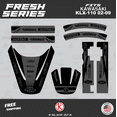 thumbnail image 4 of Kalair GFX Graphics Kit for Kawasaki KLX110 (2002-2009) Fresh Series, 4 of 5