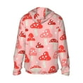 thumbnail image 2 of Goofa Cute Mushroom1 Printed Women's UPF 50+ Sun Protection Hoodie Jacket Lightweight Long Sleeve Sun Shirt for Women with Pocket Hiking Outdoor-X-Large, 2 of 9