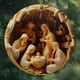 thumbnail image 1 of Adornos navideños, adornos navideños, regalos navideños, colgante de bendición de nacimiento con visión estereoscópica navideña, efecto 3D, adornos colgantes de acrílico para coche, colgante, 1 of 6
