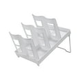 thumbnail image 2 of White Cup Holders with Stand for Cups and Lids, Plastic Cup Organizer Rack with 4 Slots, Space-saving Design for Kitchen Countertops, for Coffee Stations, Office, Home, and Restaurant Use, 2 of 6