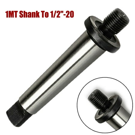 

BAMILL Morse Taper MT1 Adapter 1MT Shank To 1/2 -20 Threaded Drill Chuck Arbor