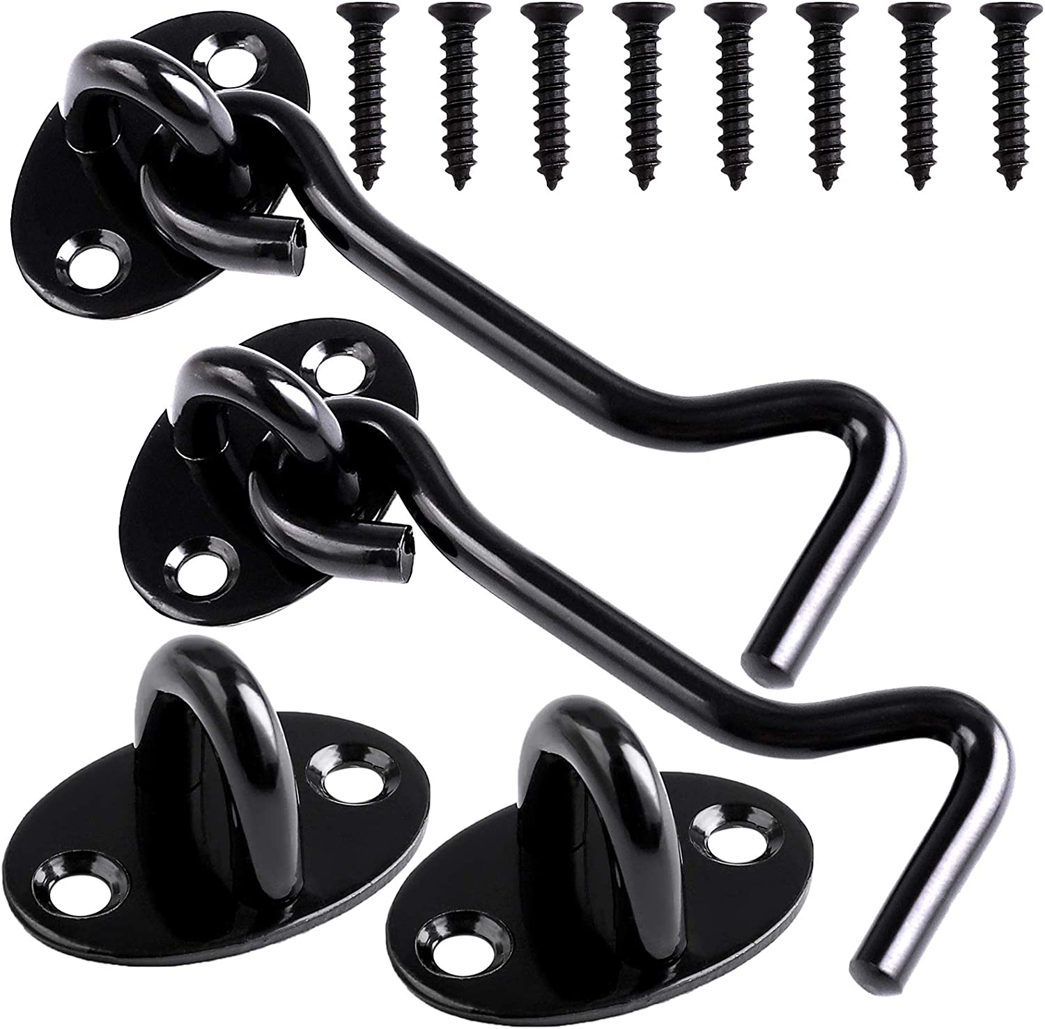 Stainless Steel Door Latch Cabin Hook and Eye Latch Solid