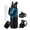 Indigo Black, variant on 40oz Insulated Stainless Steel Water Bottle with Straw & Spout Lid, Leakproof Flask with Paracord Handle, BPA-Free