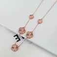 thumbnail image 6 of Y2K Shiny Metal Laser Plum Blossom Jewelry Set Accessories New Design 3-Color Five Leaf Flower Women's Gift High Quality Clover, 6 of 6
