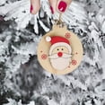 thumbnail image 3 of Suministros de Decoración Navideña onlyliua Colgantes de Madera Papá Noel renos, 3 of 5