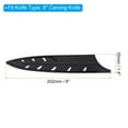 thumbnail image 2 of Uxcell Plastic Knife Sheath Cover Sleeves Knives Edge Guard for 8" Carving Knife, Black 2 Pack, 2 of 6