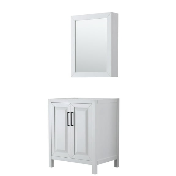 Wyndham Collection Wcv252530scxsxxmed Daria 29" Single Free Standing Vanity Cabinet -