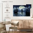 thumbnail image 5 of Elephant Stock Old Sailing Boat Wall Art - Horizontal Canvas Wall Art - Living Room Wall Decor - Nautical Canvas - Black And Purple Decor - 48" x 32", 5 of 8