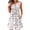 White womens dresses, variant on Wycnly Womens Dresses Beach Fashion Button up Plus Size Flowy Pleated Swing Tunic Tank Mini Sundress Summer Floral Print V-Neck Sleeveless Formal Short Dress Blue XXXXXL