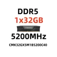 thumbnail image 1 of RAM VENGEANCE DDR5 5200 MHz 32 GB pour Ordinateurs de Bureau, 1 of 3