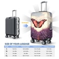 thumbnail image 4 of Kdxio Butterfly Over Lavender Pattern Luggage Cover for Travel,Elastic and Durable,Fits 18-32 Inch,Anti-Scratch Suitcase Protector-No luggage included, 4 of 5