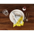 thumbnail image 3 of Vargottam Luxury Collection Dinner Table Linen Dcor Cotton Napkin Printed Fabric Reusable Napkins Set Of 6, 20 X 20 - Lemon, 3 of 6