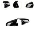thumbnail image 5 of Dickly Wing Mirror Cover Caps Easy to Install Auto Accessories Decoration Gloss Black, 5 of 9