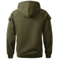 thumbnail image 5 of DDAPJ pyju Oversized Cargo Hoodies for Men Quarter Zip Pullover Raglan Long Sleeve Drawstring Athletic Hiking Work Sweatshirts with Multi Pockets XXXL, 5 of 7