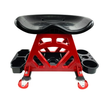 Auto Drive Heavy Duty Red and Black Detailing Seat 1 Set Pack