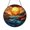 Acrylic 3.5 Inch, variant on Coastal Ocean Sunset Stained Glass Suncatcher for Window, Beach Landscape Light Catcher Decor, Summer Seaside Home Gift Idea
