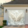 thumbnail image 2 of Angel Wings Backdrop Dreamy Clouds and Sparkling Diamond Photography Background Elegant Angel Wings Wedding Birthday Party Decorations Banner Supplies Photo Booth Props, 2 of 4