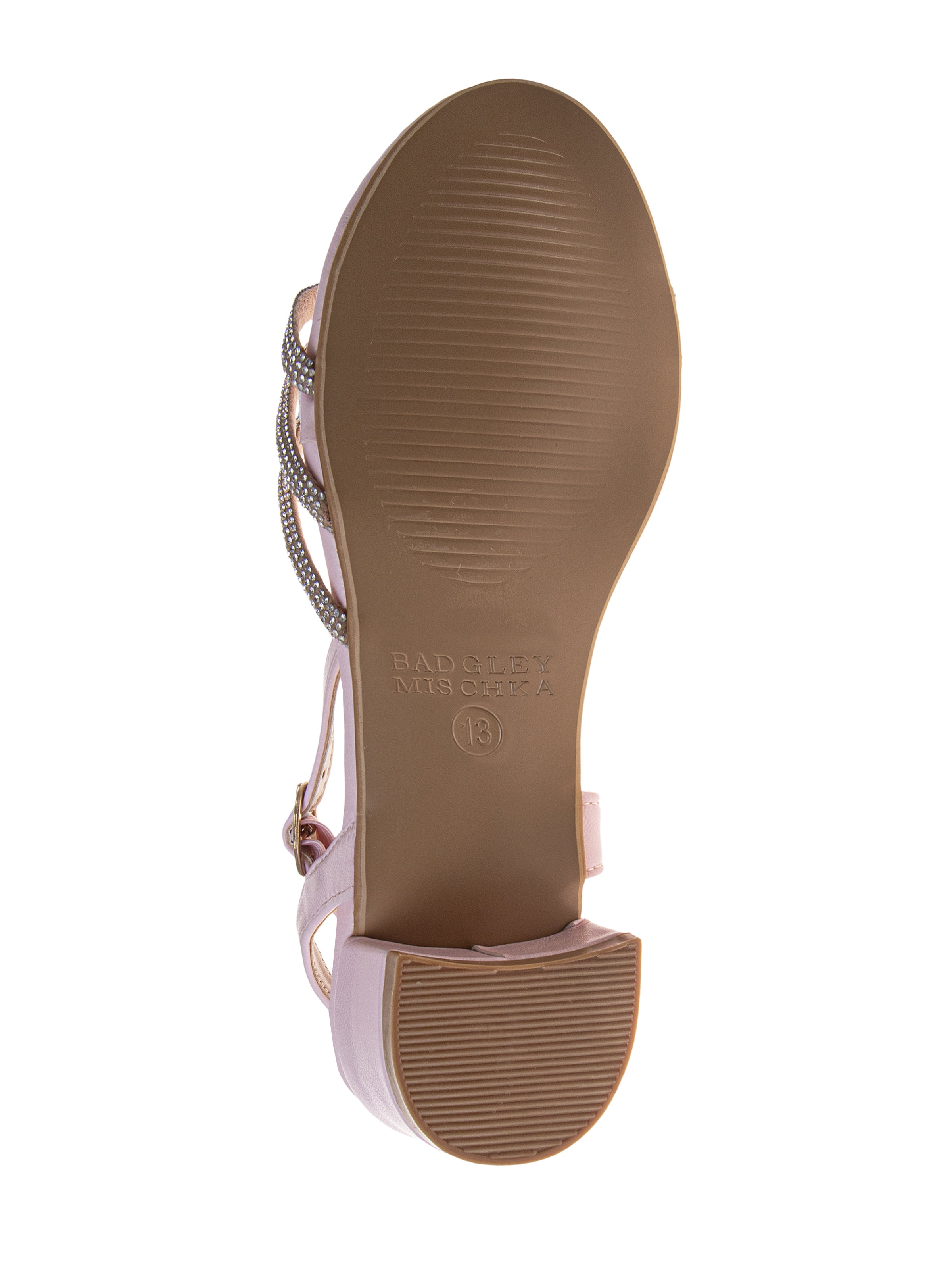Badgley Mischka Little and Big Girls Embellished Heeled Sandal