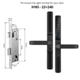 thumbnail image 2 of 85 92mm Mortise Smartphone Access Keyless Entry Door Lock Handle Ultra-thin App Remote Operation WiFi Smart Lock ,Corrosion-Resistant, 2 of 5