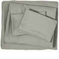 thumbnail image 3 of Bare Home Microfiber Sheet Set - Double Brushed - Deep Pocket (Queen, Sandwashed Frost Grey), 3 of 5