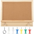 thumbnail image 1 of 1 Set of Office Bulletin Board Reusable Frame Board Small Message Board Frame Board Display Bulletin Board, 1 of 9