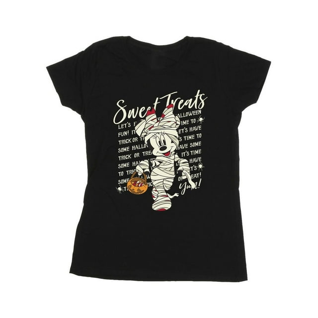 Mickey Mouse Womens Sweet Treats Minnie Mouse Cotton T-Shirt