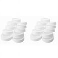 thumbnail image 1 of 20Pcs Plastic Storage Caps Lids Ribbed for 86mm Standard Regular Mouth Mason Jar Bottle, 1 of 7