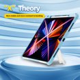 thumbnail image 3 of ELEHOLD for iPad Pro 12.9 Inch 2022/2021/2020/2018 Rugged Case with 360° Ratation Hidden Kickstand Pencil Holder Shockproof Heavy Duty Protection Cover for iPad Pro 12.9 Inch,Black, 3 of 10