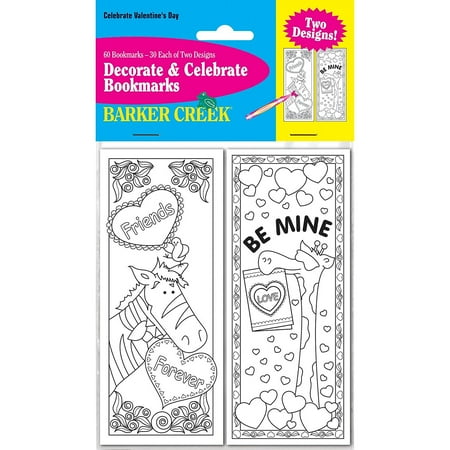 UPC: 0704068021976 | Barker Creek Celebrate Valentine s Day Bookmark Set 60/Pack LL2197