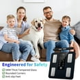 thumbnail image 6 of GE Smart Body Fat Scale 8 Electrode - Bluetooth, BMI, Muscle, Water, Digital, Black, 6 of 12